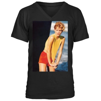 Tricia Helfer Men's V-Neck T-Shirt