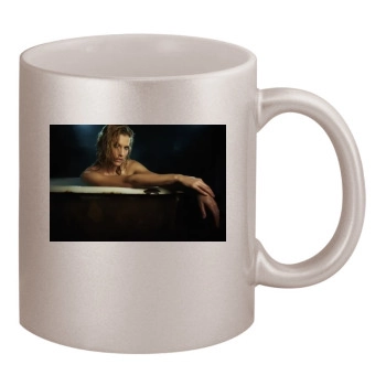 Tricia Helfer 11oz Metallic Silver Mug