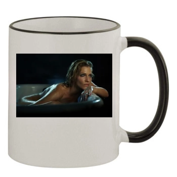 Tricia Helfer 11oz Colored Rim & Handle Mug