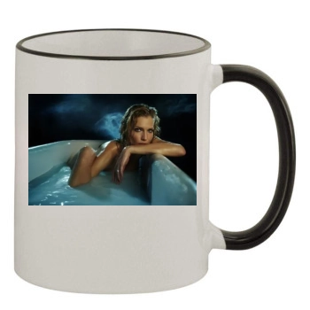 Tricia Helfer 11oz Colored Rim & Handle Mug