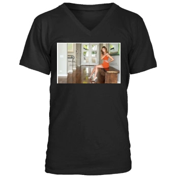 Tricia Helfer Men's V-Neck T-Shirt