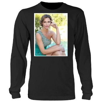 Tricia Helfer Men's Heavy Long Sleeve TShirt