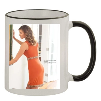 Tricia Helfer 11oz Colored Rim & Handle Mug