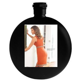 Tricia Helfer Round Flask