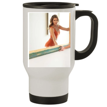 Tricia Helfer Stainless Steel Travel Mug