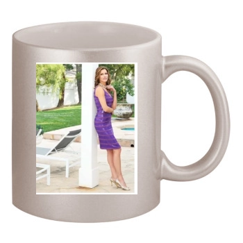 Tricia Helfer 11oz Metallic Silver Mug