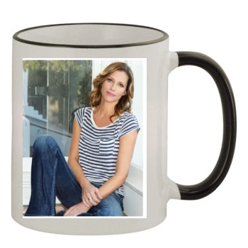 Tricia Helfer 11oz Colored Rim & Handle Mug