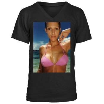 Tricia Helfer Men's V-Neck T-Shirt