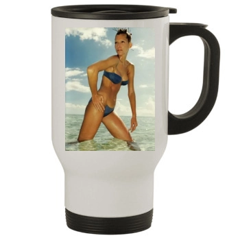 Tricia Helfer Stainless Steel Travel Mug