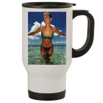 Tricia Helfer Stainless Steel Travel Mug