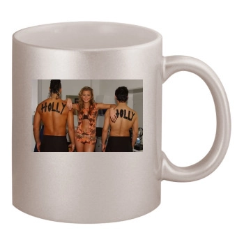 Holly Valance 11oz Metallic Silver Mug