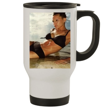 Tricia Helfer Stainless Steel Travel Mug