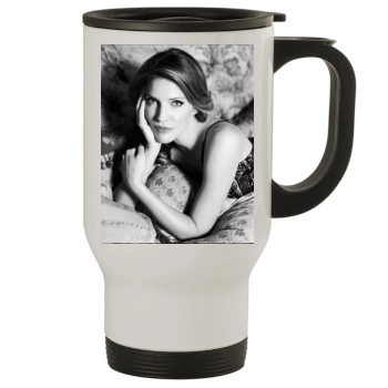 Tricia Helfer Stainless Steel Travel Mug