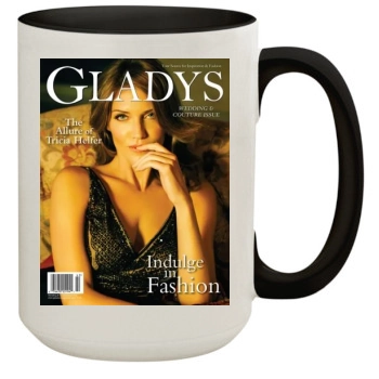 Tricia Helfer 15oz Colored Inner & Handle Mug