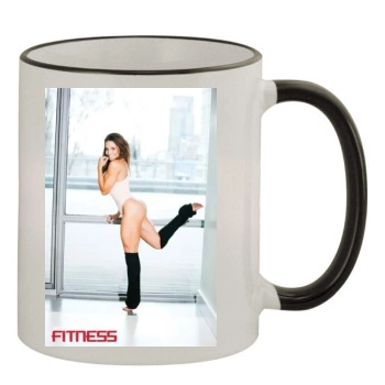 Trish Stratus 11oz Colored Rim & Handle Mug