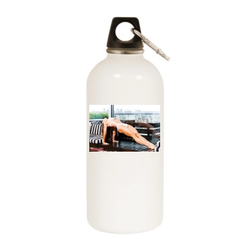 Trish Stratus White Water Bottle With Carabiner