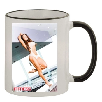 Trish Stratus 11oz Colored Rim & Handle Mug