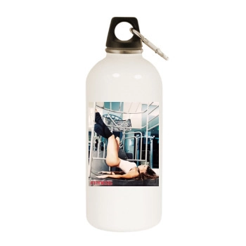 Trish Stratus White Water Bottle With Carabiner