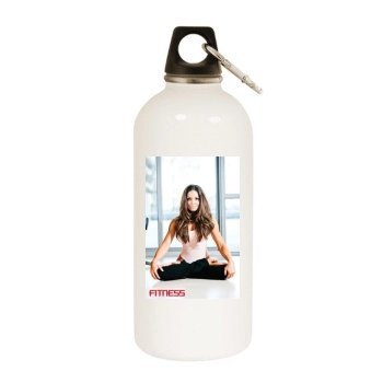 Trish Stratus White Water Bottle With Carabiner