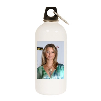 Holly Valance White Water Bottle With Carabiner