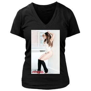 Trish Stratus Women's Deep V-Neck TShirt