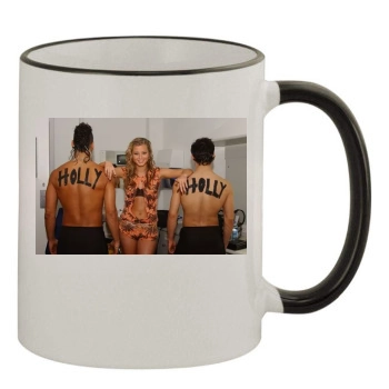 Holly Valance 11oz Colored Rim & Handle Mug