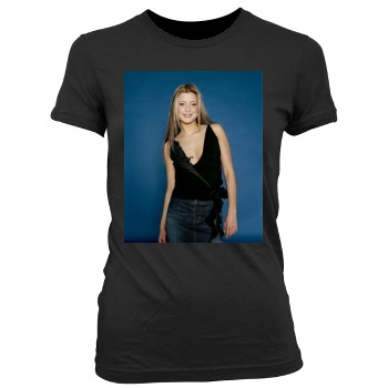 Holly Valance Women's Junior Cut Crewneck T-Shirt