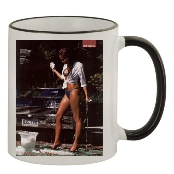 Holly Valance 11oz Colored Rim & Handle Mug