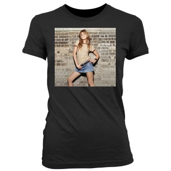 Holly Valance Women's Junior Cut Crewneck T-Shirt