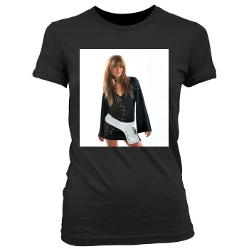 Holly Valance Women's Junior Cut Crewneck T-Shirt