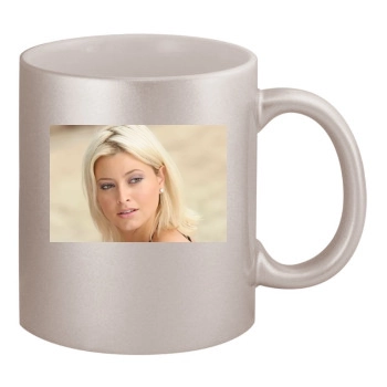 Holly Valance 11oz Metallic Silver Mug