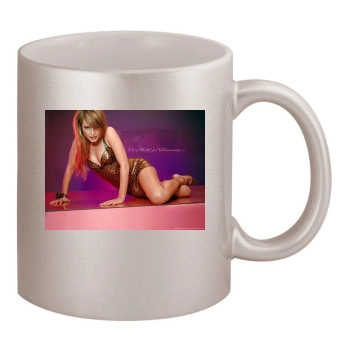 Holly Valance 11oz Metallic Silver Mug