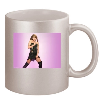 Holly Valance 11oz Metallic Silver Mug