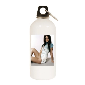 Holly Valance White Water Bottle With Carabiner