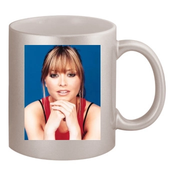 Holly Valance 11oz Metallic Silver Mug