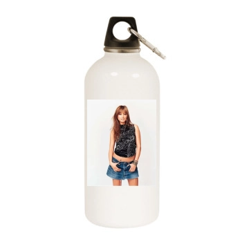 Holly Valance White Water Bottle With Carabiner