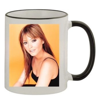 Holly Valance 11oz Colored Rim & Handle Mug