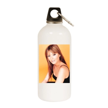 Holly Valance White Water Bottle With Carabiner