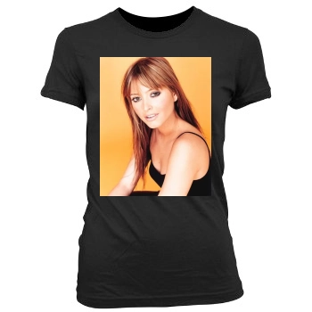 Holly Valance Women's Junior Cut Crewneck T-Shirt