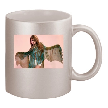 Holly Valance 11oz Metallic Silver Mug