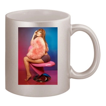 Holly Valance 11oz Metallic Silver Mug