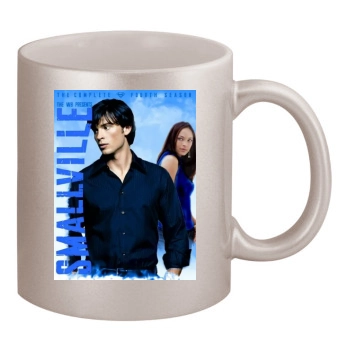 Smallville (2001) 11oz Metallic Silver Mug