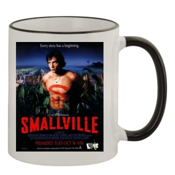 Smallville (2001) 11oz Colored Rim & Handle Mug