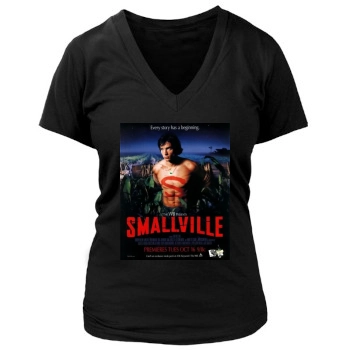 Smallville (2001) Women's Deep V-Neck TShirt