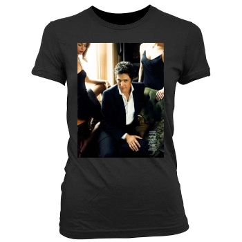 Hugh Grant Women's Junior Cut Crewneck T-Shirt