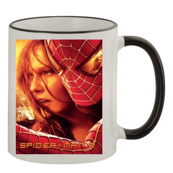 Spider-Man 2 (2004) 11oz Colored Rim & Handle Mug