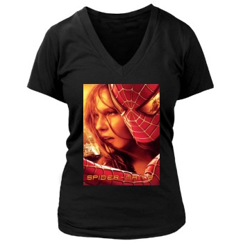 Spider-Man 2 (2004) Women's Deep V-Neck TShirt