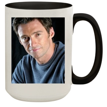 Hugh Jackman 15oz Colored Inner & Handle Mug