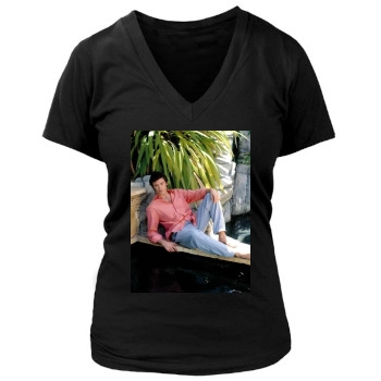 Hugh Jackman Women's Deep V-Neck TShirt