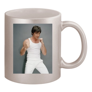 Hugh Jackman 11oz Metallic Silver Mug